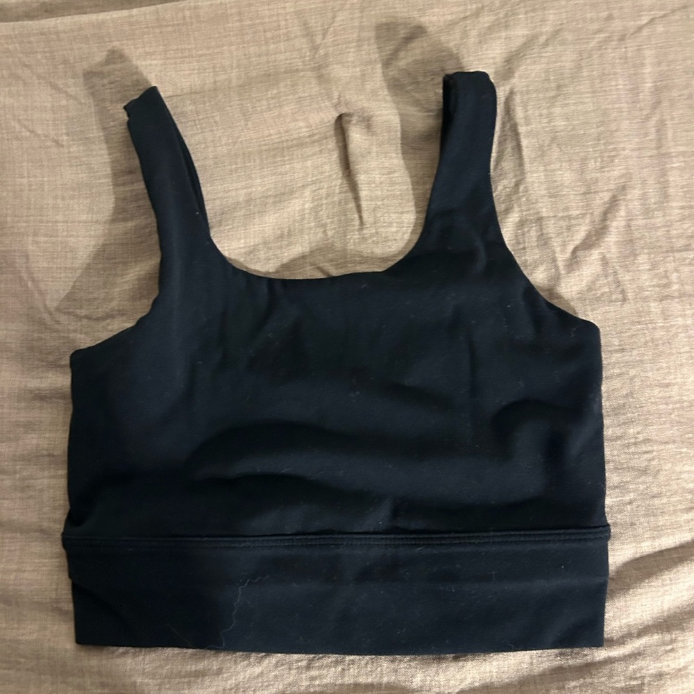 Black Nike sports bra